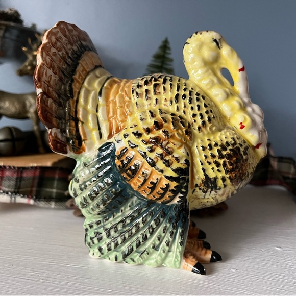Large salt pepper shaker Thanksgiving turkey Chase made in Japan - Picture 1 of 8